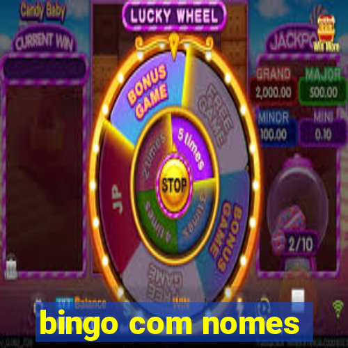 bingo com nomes